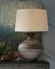 Ashley Furniture L207354 Magan - Metal Table Lamp  - Antique Bronze Finish