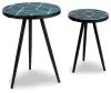 Ashley Furniture A4000523 Clairbelle - Accent Table (Set of 2) - Teal