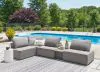 Ashley Furniture P160P5 Bree Zee - 5-Piece Outdoor Sectional With End Table - Brown