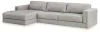 Ashley Furniture 57404S1 Amiata - 2-Piece Sectional With Laf Corner Chaise - Glacier