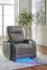 Ashley Furniture 1610213 Ashley Furniture 1610213 Schooner Rocks - Power Recliner / Adj Headrest - Slate