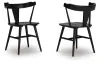 Ashley Furniture D501-02 Gretlynn - Dining Room Side Chair (Set of 2) - Black