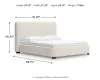Ashley Furniture PCB401-95 Ashley Furniture PCB401-95 Brintstreet - California King Upholstered Bed - Beige