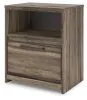 Ashley Furniture PCB2005-91 Elbrim - One Drawer Night Stand - Brown