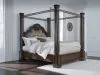 Ashley Furniture B947B11 Ashley Furniture B947B11 Maylee - California King Canopy Bed - Dark Brown