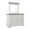 Samuel Lawrence Furniture S786-010 Valley Ridge - 10-Drawer Dresser - White