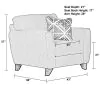 Jackson Furniture Industries 421501-2072/18-2073/28 Alyssa - Chair - Pebble