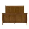 Liberty Furniture 175-BR-QSLDM Liberty Furniture 175-BR-QSLDM Grandpas Cabin - 3 Piece Bedroom Set (Queen Sleigh Bed, Dresser & Mirror) - Aged Oak