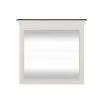 Liberty Furniture 417-BR52 Allyson Park - Crown Mirror - Wirebrushed White / Charcoal