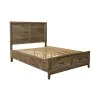 Liberty Furniture 384-BR-QSB Liberty Furniture 384-BR-QSB Ridgecrest - Queen Storage Bed - Cobblestone