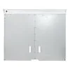 Liberty Furniture 417-EC73 Allyson Park - Entertainment Hutch - Wirebrushed White / Charcoal
