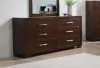 CoasterEssence 200713 Jessica - 6-Drawer Dresser - Cappuccino