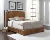 CoasterEssence 300501KW Laughton - Banana Leaf California King Panel Bed - Amber