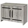CoasterEveryday 950785 Enoch - 2 Door Engineered Wood Accent Cabinet - Gray Driftwood