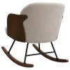 Coaster Fine Furniture 602625 Paige - Boucle Upholstered Mid Back Rocking Chair - Beige
