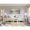 Riverside Furniture 30701 Rosalie - Spindle Round Coffee Table - White