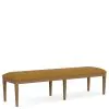 Riverside Furniture 51859 Halbrooke - Upholstered Dining Bench - Light Brown