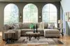 Benchcraft® 48404S2 Benchcraft® 48404S2 Newellen - 3-Piece Sectional With RAF Chaise And LAF Sofa - Beige