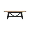 Intercon HD-TA-40104-RWR-C Hendricks - Trestle Table - Rustic Wheat / Raven