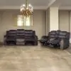 New Classic 20-U1816B-2NP Willow - 2 Piece Sofa & Loveseat - Brown