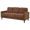 Coaster Fine Furniture 509971 Bowen II - Fabric Upholstered Track Arm Sofa - Rust