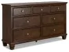 Ashley Furniture B685-31 Danabrin - Dresser - Brown