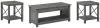 Ashley Furniture T175/9/2(2) Freedan - 3 Pc. - Coffee Table, 2 End Tables - Grayish Brown