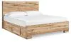 Ashley Furniture B1050B33 Ashley Furniture B1050B33 Hyanna - King Panel Bed With 2 Side Storage - Tan Brown