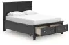Ashley Furniture B687B17 Ashley Furniture B687B17 Lanolee - Queen Panel Storage Bed - Black