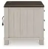 Ashley Furniture T796-7 Darborn - Chair Side End Table - Gray / Brown