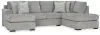 Ashley Furniture 52906S1 Casselbury - 2-Piece Sectional With Raf Corner Chaise - Cement