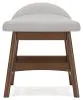 Ashley Furniture H615-01 Lyncott - Home Office Desk Chair - Light Gray / Brown