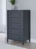 Ashley Furniture EB1528-245 Simmenfort - Five Drawer Chest - Navy Blue