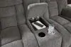 Ashley Furniture 3810494 Foreside - Dbl Reclining Loveseat with Console - Charcoal