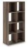 Ashley Furniture EA1104-4X2 Shallifer - Eight Cube Organizer - Brown
