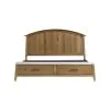 Intercon JK-BR-3015K-GLO-C Jackson - King Bed With Storage Footboard - Golden Oak
