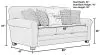 Jackson Furniture Industries 327903-1928/18-2085/18 Lewiston - Sofa - Cement