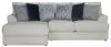 Jackson Furniture Industries 2470/75/42-21 Jackson Furniture Industries 2470/75/42-21 Polaris - 2 Piece Sofa Chaise (RSF Loveseat / LSF Chaise) - Sugar