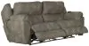 Jackson Furniture Industries 762451-1455/19-1456/19 Flynn - Power Lay Flat Reclining Sofa Power Adjustable Headrest & Lumbar And Dual Heat & Massage - Fig