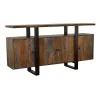 CoasterElevations 110185 Ditman - 4 Door Solid Wood Sideboard Buffet - Gray Sheesham