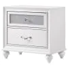CoasterEveryday 205892 Barzini - 2-Drawer Nightstand - White