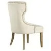 CoasterElevations 104507 Baney - Tufted Upholstered Dining Chair - Beige And Rustic Gray