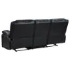 Coaster Fine Furniture 610244-S3 Camila - 3 Piece Upholstered Motion Reclining Sofa Set - Black