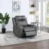 Coaster Fine Furniture 603193 Raelynn - Upholstered Track Arm Recliner - Gray