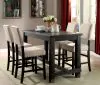 Furniture of America CM3324BK-PT-VN Sania - Counter Height Table - Antique Black