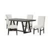 New Classic 40-4125-DW4C New Classic 40-4125-DW4C High Line - Dining Table & 4 Chairs - White