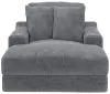 Jackson Furniture Industries 344519-2062/28-2063/28 Jackson Furniture Industries 344519-2062/28-2063/28 Cozy - Chaise With USB - Gunmetal