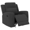 Coaster Fine Furniture 610286 Brentwood - Upholstered Recliner Chair - Dark Charcoal