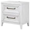 CoasterEveryday 224842 Marielle - 2-Drawer Nightstand Bedside Table - Distressed White