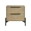 Intercon NH-BR-2402-VNM-C Newhall - Nightstand - Vintage Oak Melamine